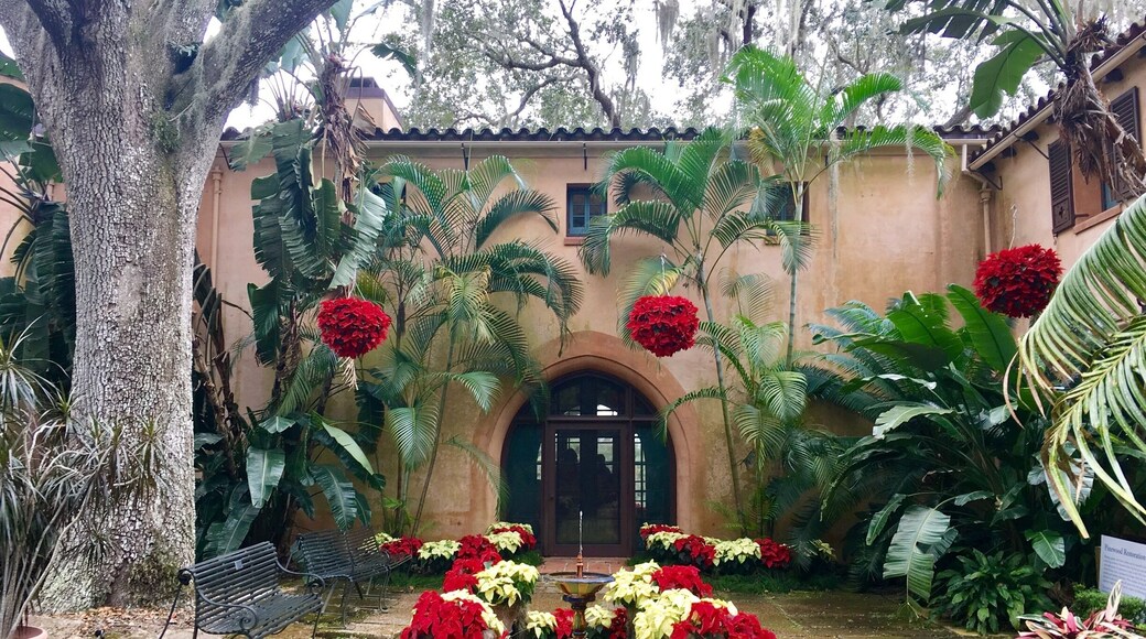 Bok Tower Gardens is a National Historic Landmark, contemplative garden, and bird sanctuary located north of Lake Wales, Florida, It consists of a 250-acre garden and the 205-foot Singing Tower with its carillon bells.