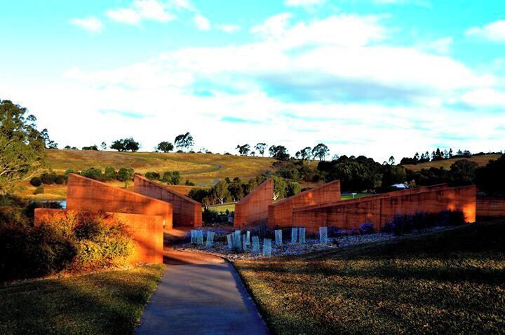 Located just across the road from the main carpark - head up the hill and discover the Australian gardens.

Thought this was very cool looking.