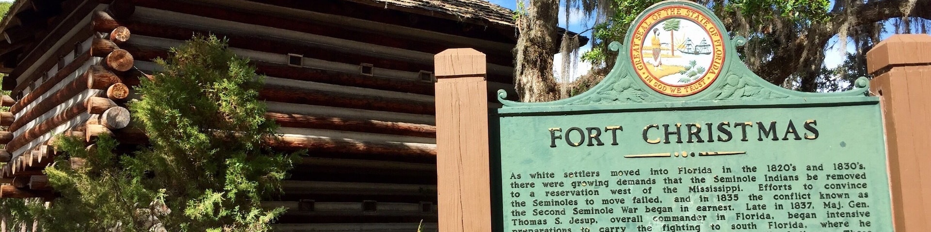 The fort is a reconstruction. The history is real and sad!