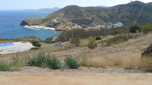 Vue depuis le col des Belitres, Portbou (Haut-Ampurdan, Gérone, Catalogne, Espagne)