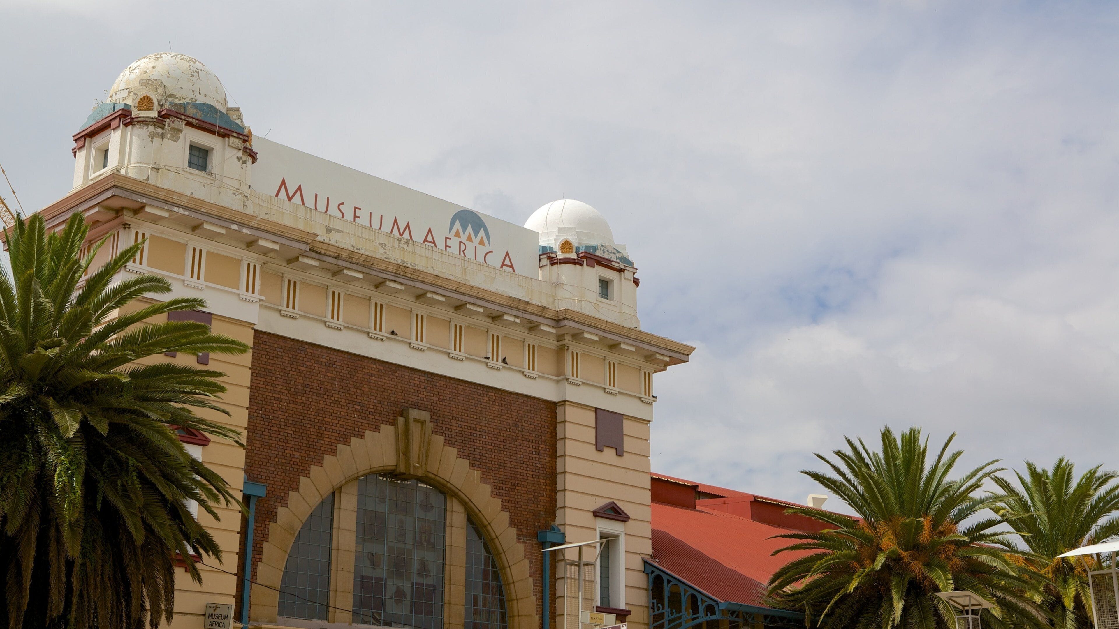 Downtown Johannesburg which includes heritage elements and signage
