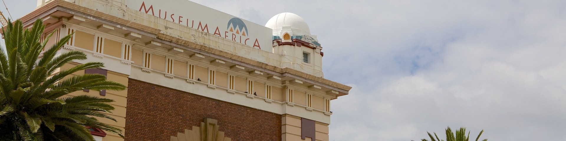 Downtown Johannesburg which includes heritage elements and signage