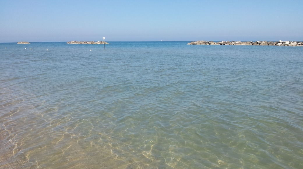 Acque limpide della spiaggia del Foro