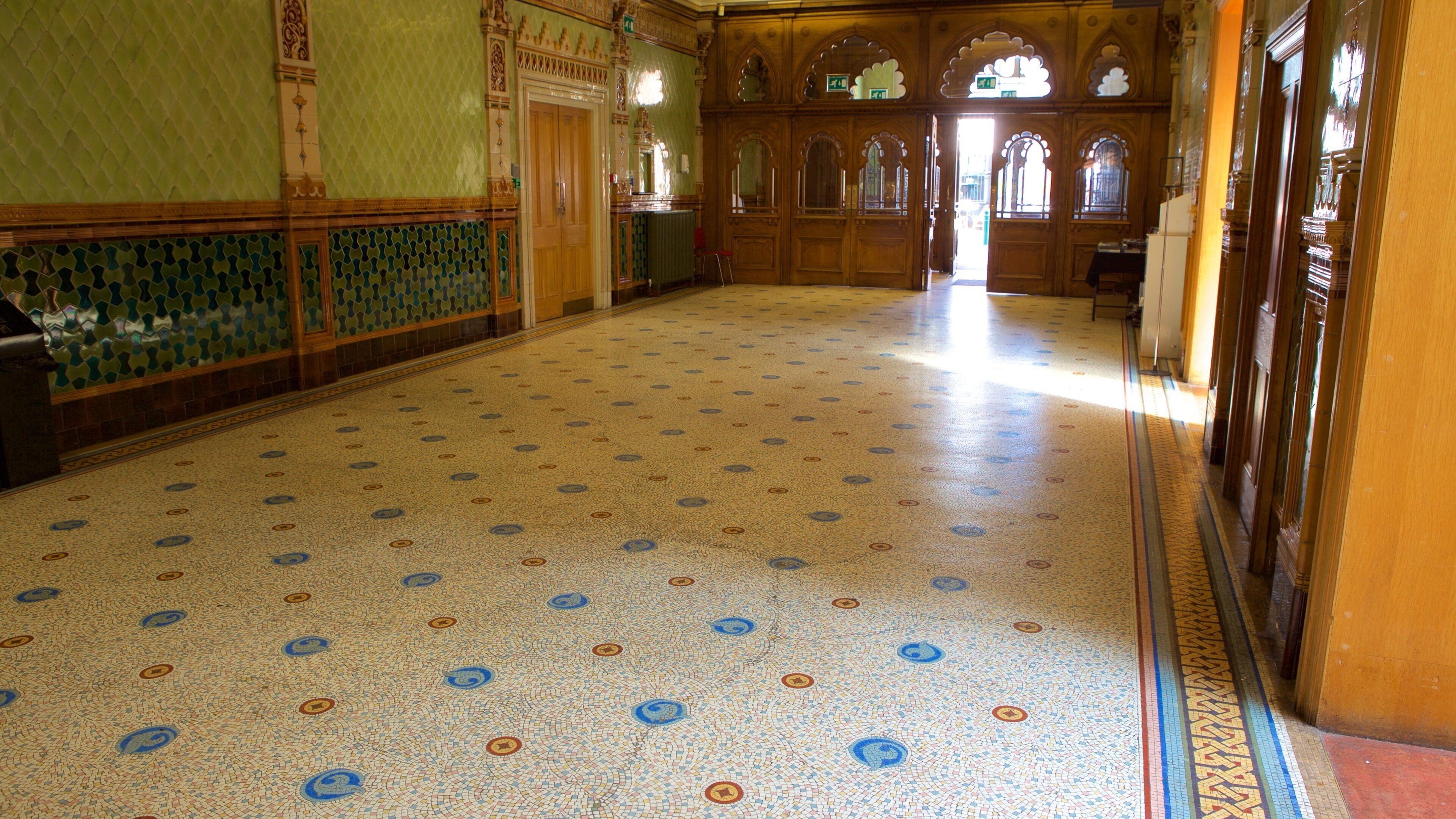 Brighton Dome som inkluderar interiörer