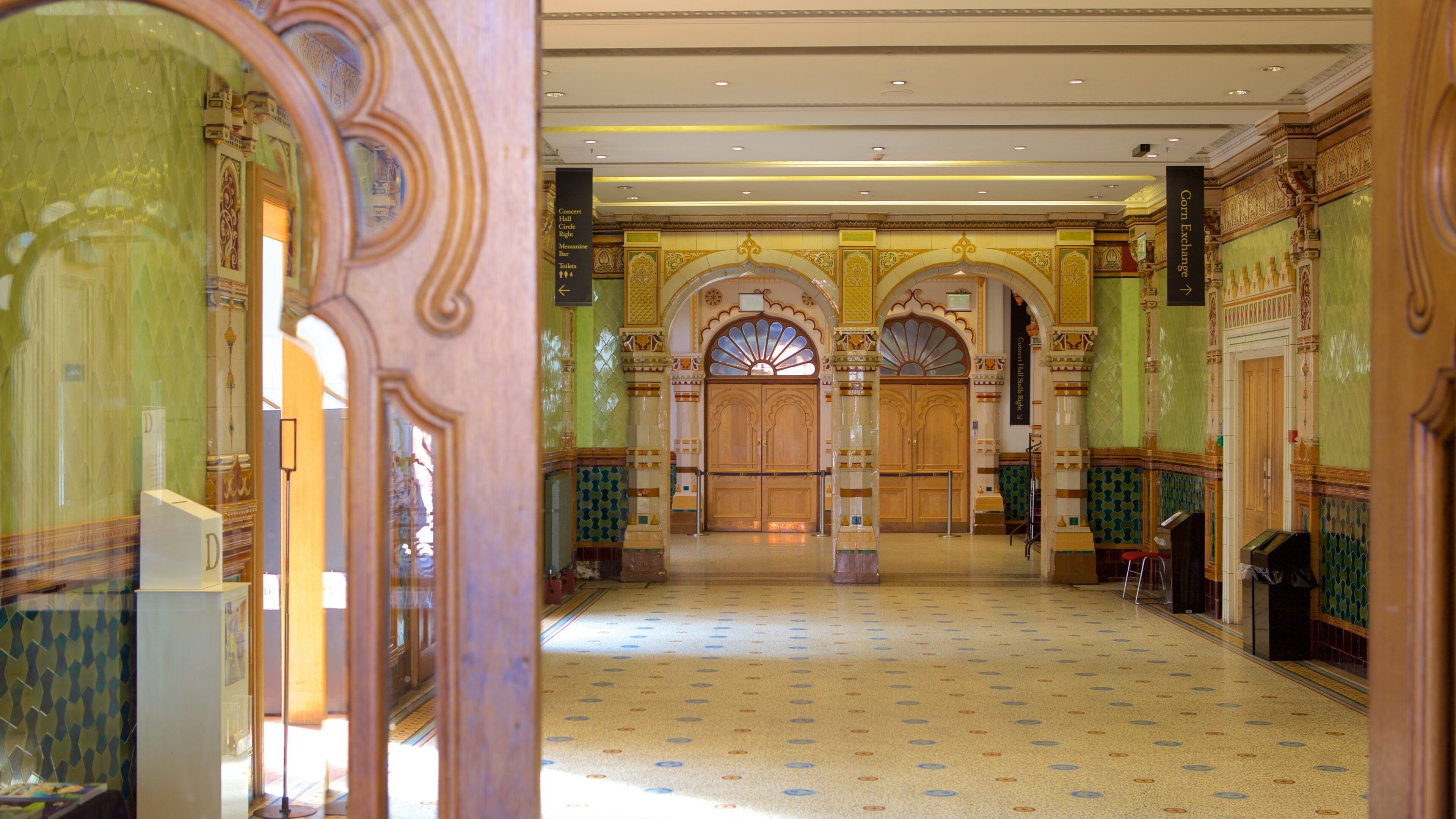 Brighton Dome som inkluderar interiörer