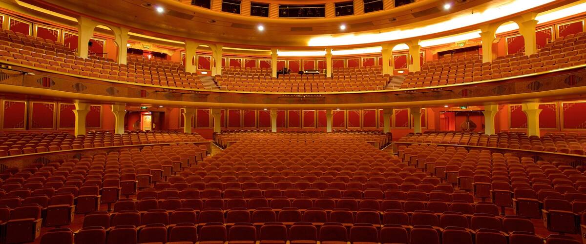 Brighton Dome showing interior views, heritage elements and theater scenes