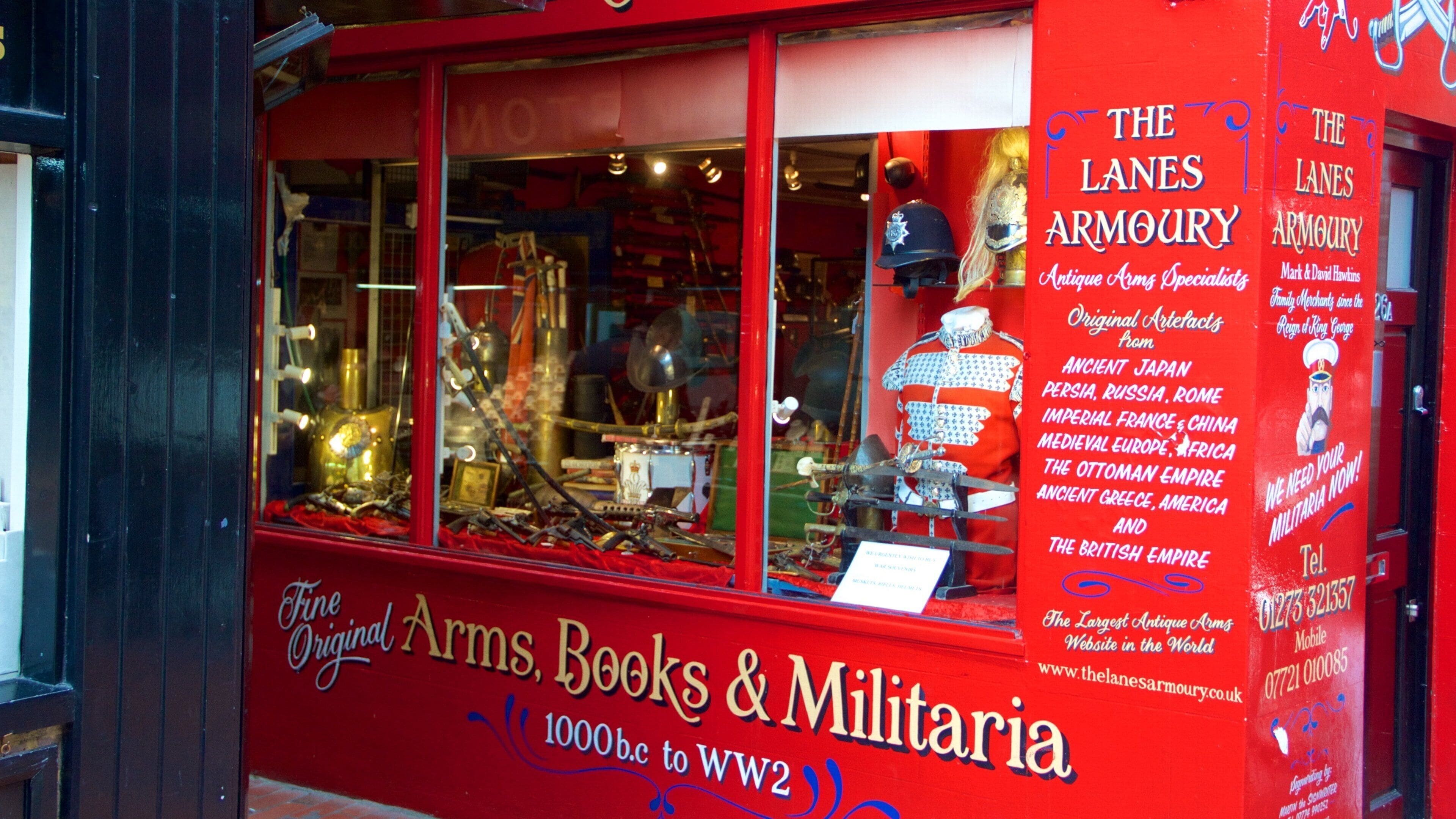 The Lanes which includes signage and shopping