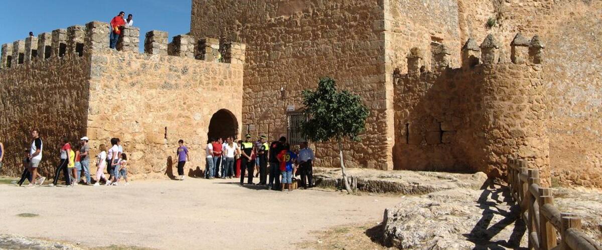Castle of Peñarroya in Argamasilla de Alba (Ciudad Real, Spain)