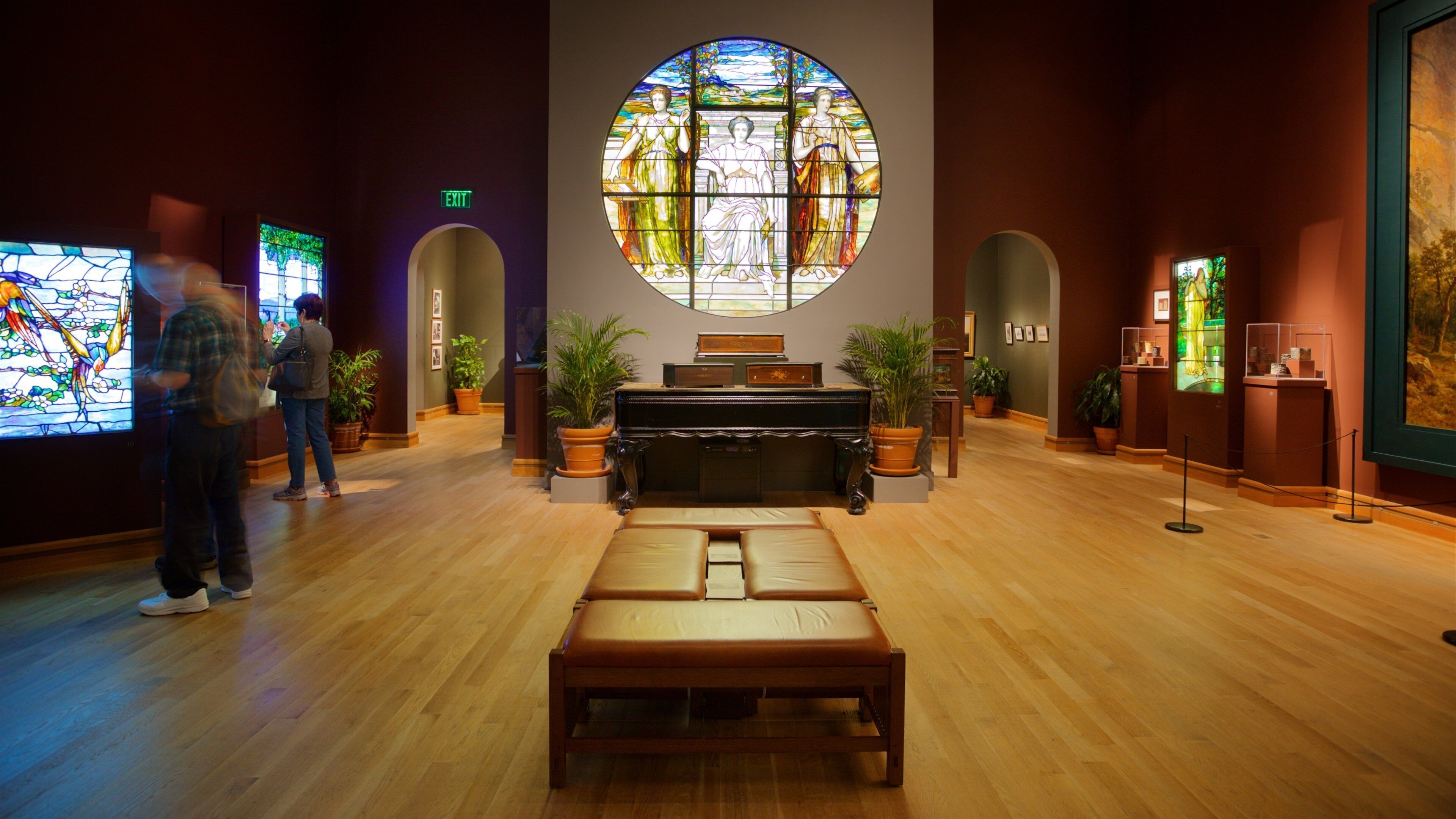 Morse Museum of American Art featuring interior views as well as a couple