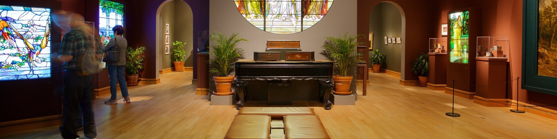 Morse Museum of American Art featuring interior views as well as a couple