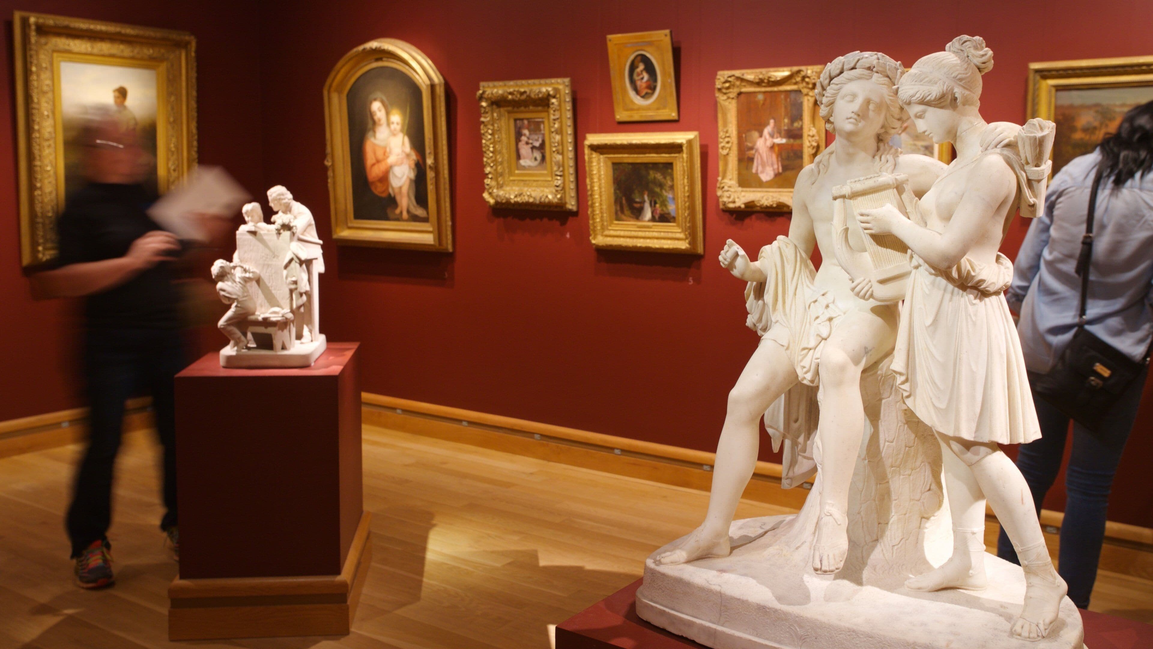 Morse Museum of American Art which includes interior views, a statue or sculpture and art