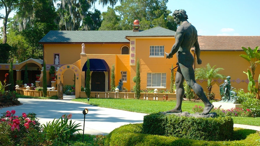 Albin Polasek Museum and Sculpture Gardens featuring a statue or sculpture and a garden