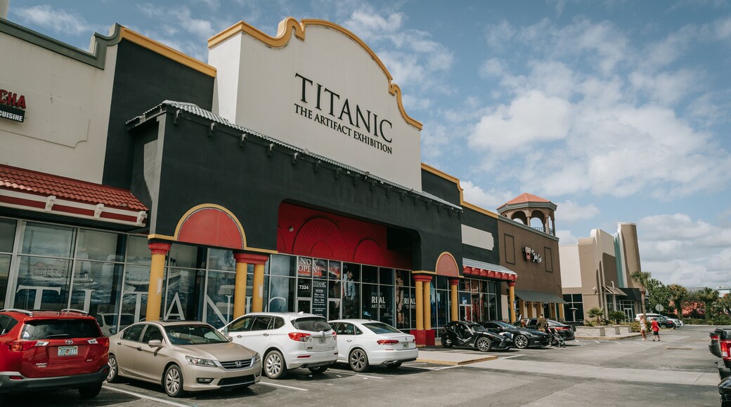 Titanic the Experience showing signage