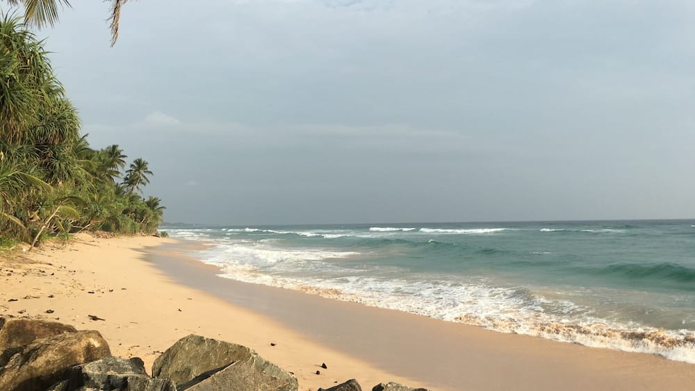 Remote beach we found in Unawatuna