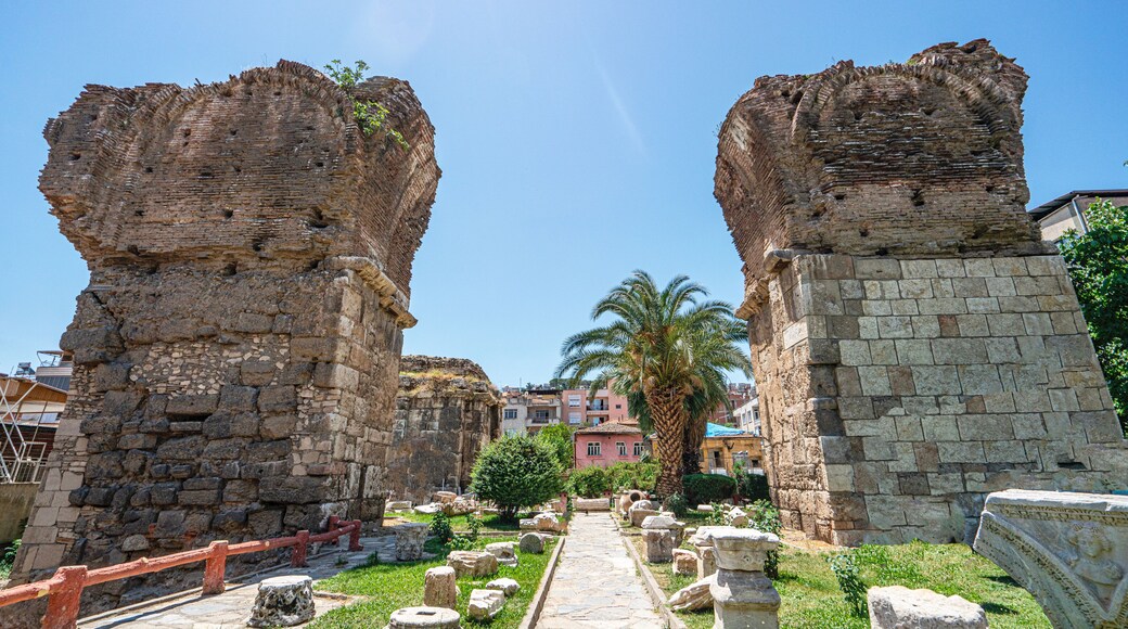 Scenic views of the St. Jean Church, which was one of the Seven Churches mentioned in the Book of Revelation was the city of Philadelphia, now known as Alaşehir.
