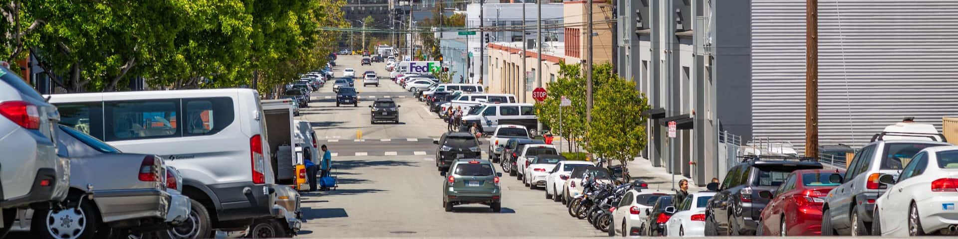 Anchor Brewing Company featuring a city
