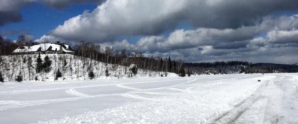 Amazing sky on a winter day