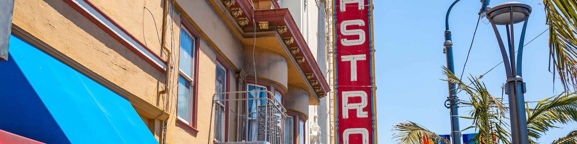 Castro Theatre showing signage