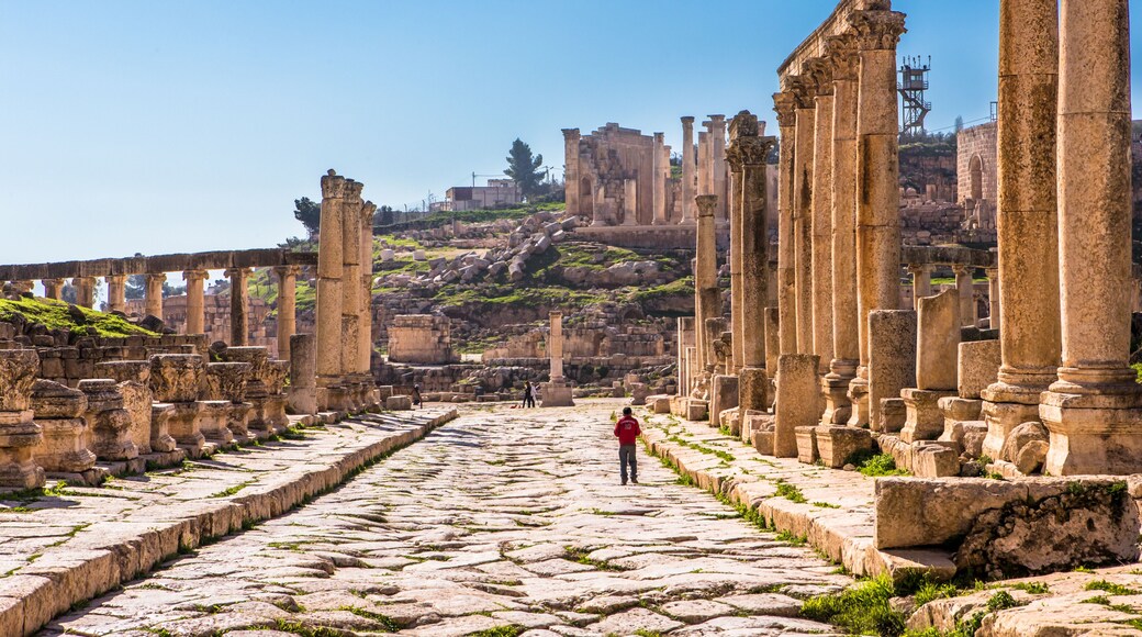 Ruins of Jerash, ancient Roman town in Jordan