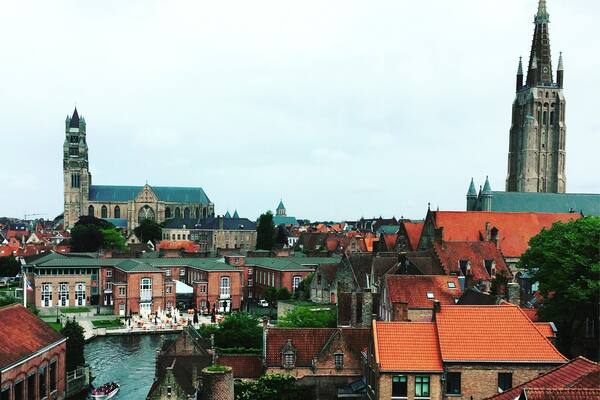 The brewery tour at De Halve Mann was great. Really informative and fun. View from the rooftop of the brewery!