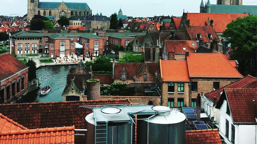The brewery tour at De Halve Mann was great. Really informative and fun. View from the rooftop of the brewery!