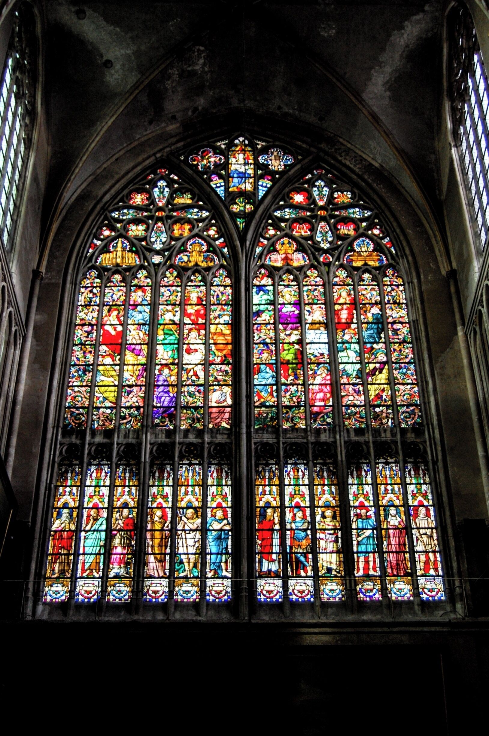 By a long shot, the most impressive stained-glass window I've ever seen! Found in St. Salvator's Cathedral, in Bruges, Belgium.
#Bruges #Brugge #Belgium #Europe