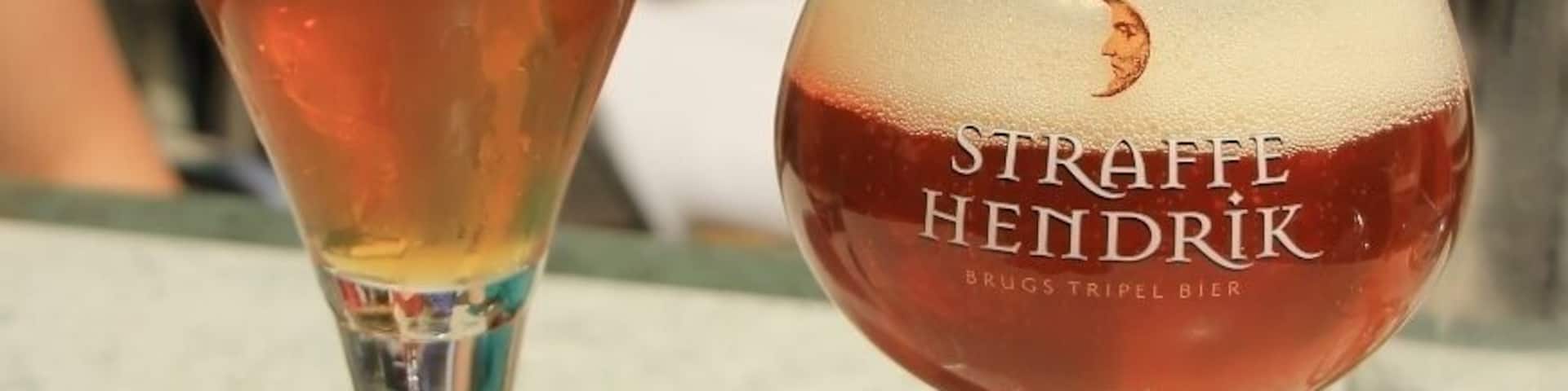 With a beautiful outdoor courtyard, De Halve Maan is a great escape from the busy streets of Brugge. Though, it can get quite crowded here as well as it is one of the most famous and oldest breweries in the city. They only serve 2 brews and it is best to try both!