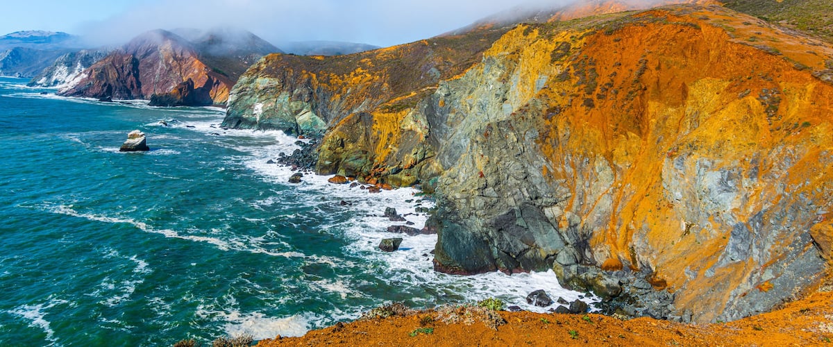 Marin Headlands Coastline, California