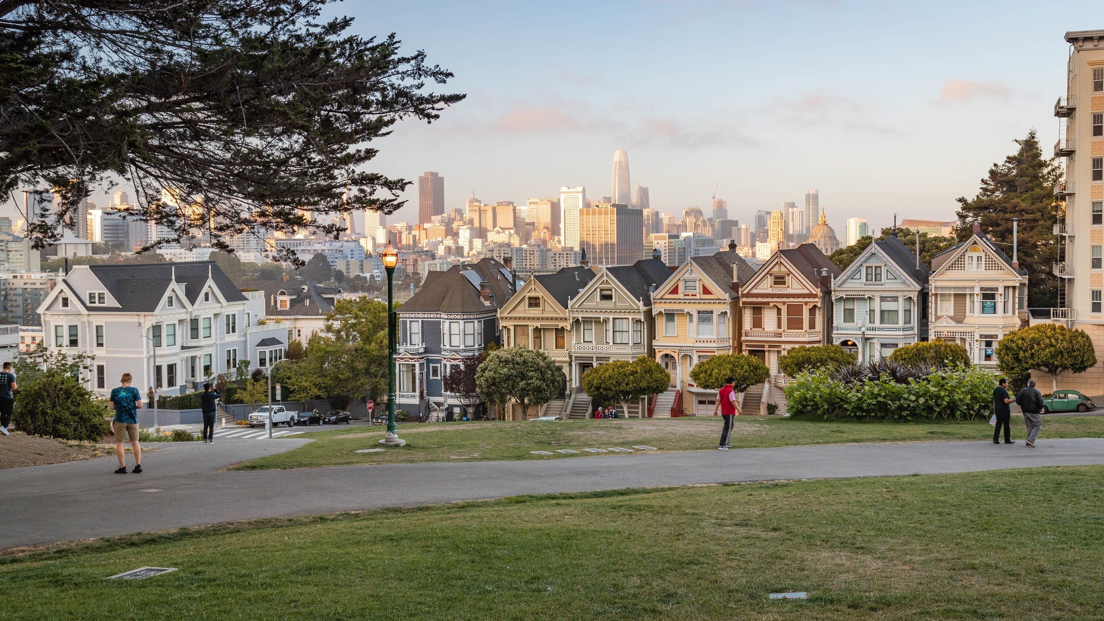 Painted Ladies featuring a sunset, a city and landscape views