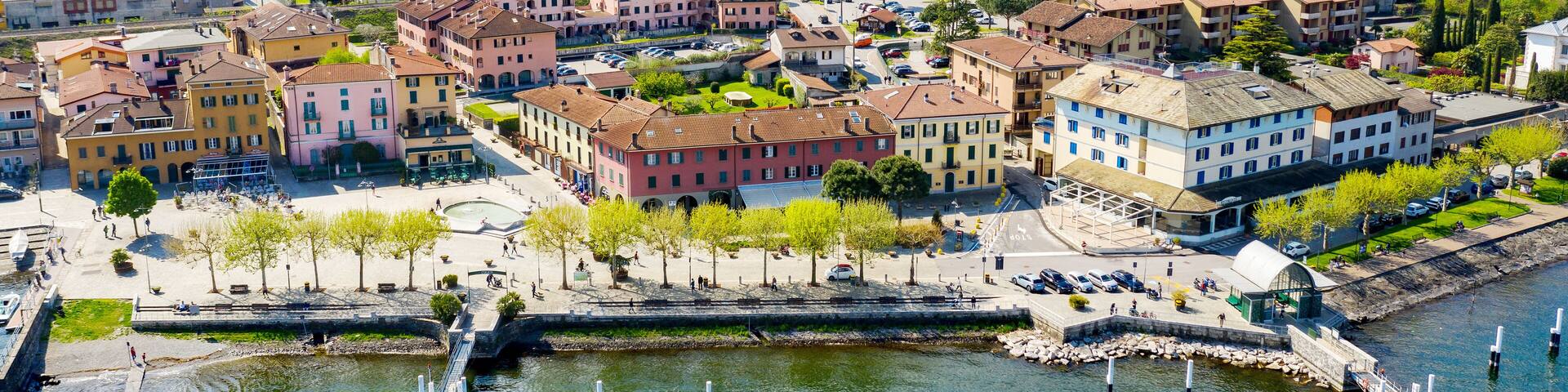 Colico - Como Lake (IT) - aerial view