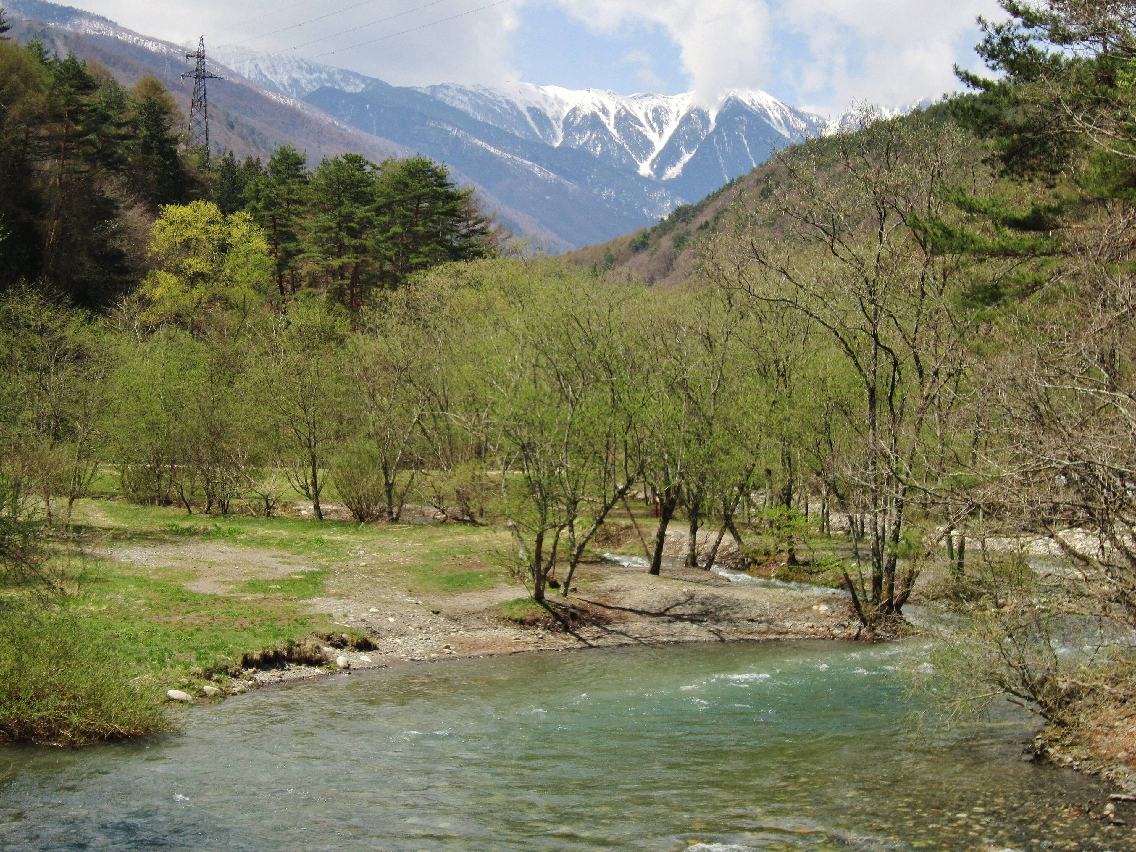Karasu River view from Karasugawakeikokubashi-bridge.
