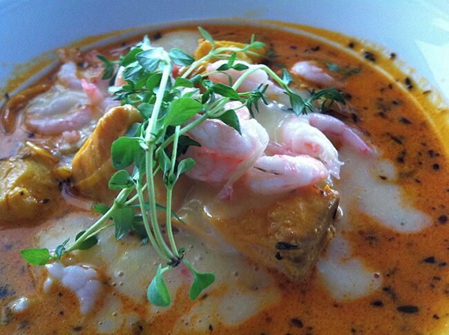 Great food at Arild`s vineyard.
Read more at: http://www.travelwithallsenses.com