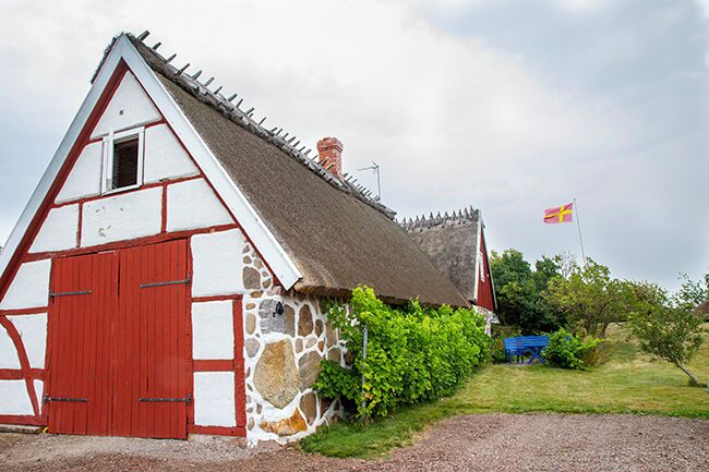 Great food at Arild`s vineyard. Here are one of the farms traditional buildings.
Read more at: http://www.travelwithallsenses.com