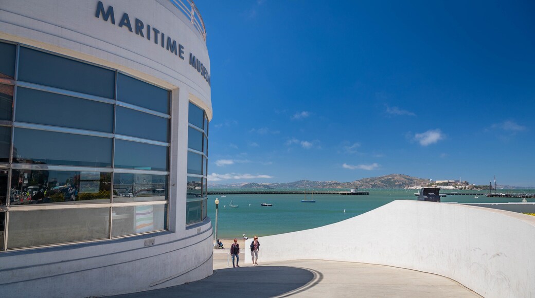 San Francisco Maritime National Historical Park featuring a bay or harbor