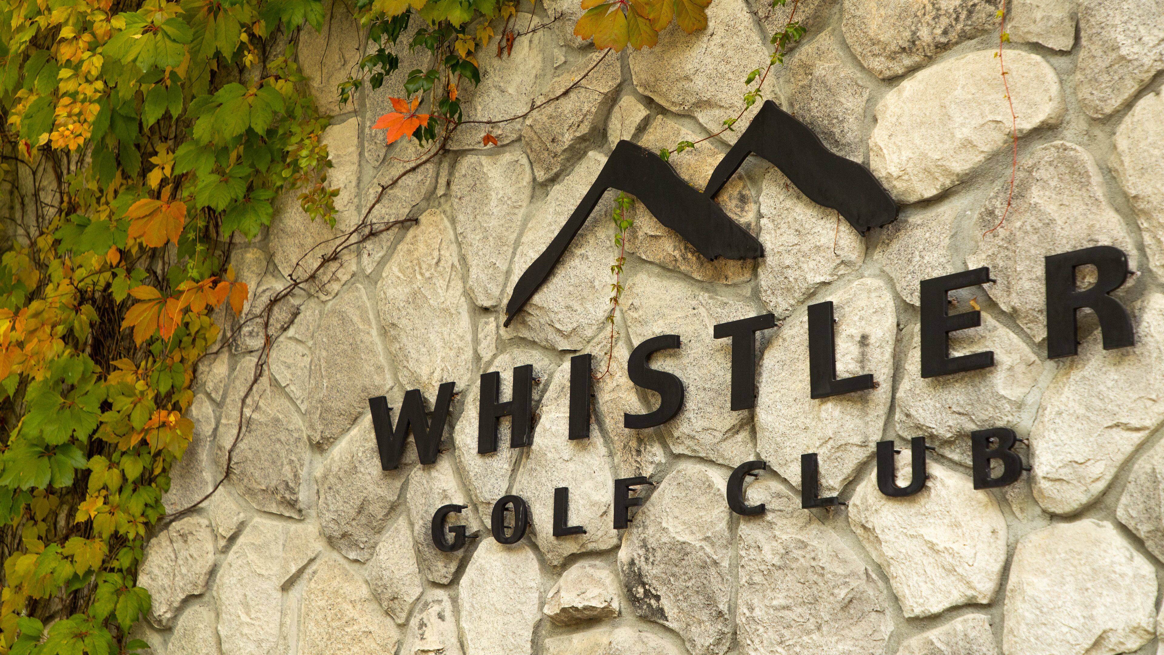 Whistler Golf Club featuring signage