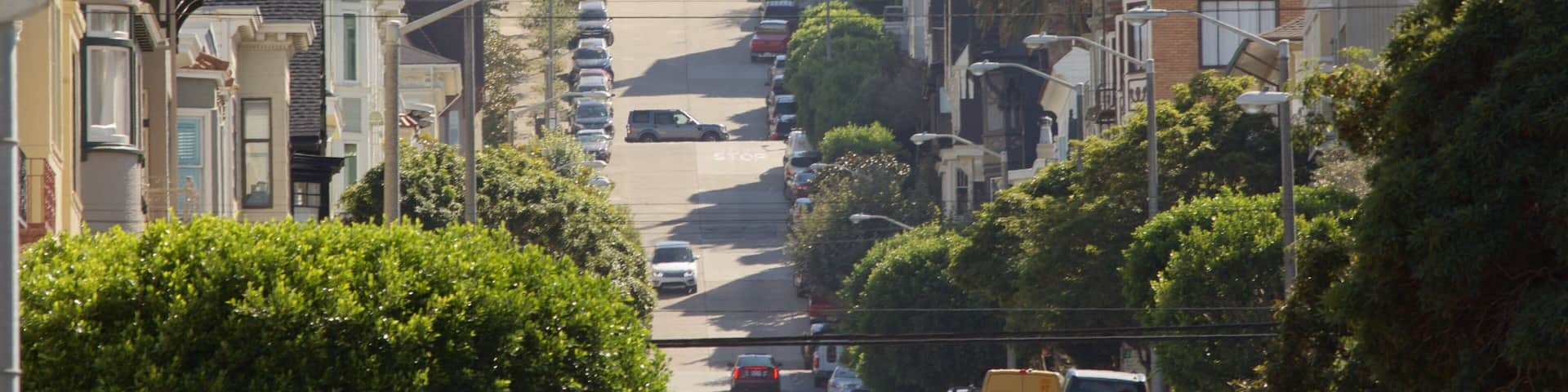 Cow Hollow qui includes ville et scènes de rue