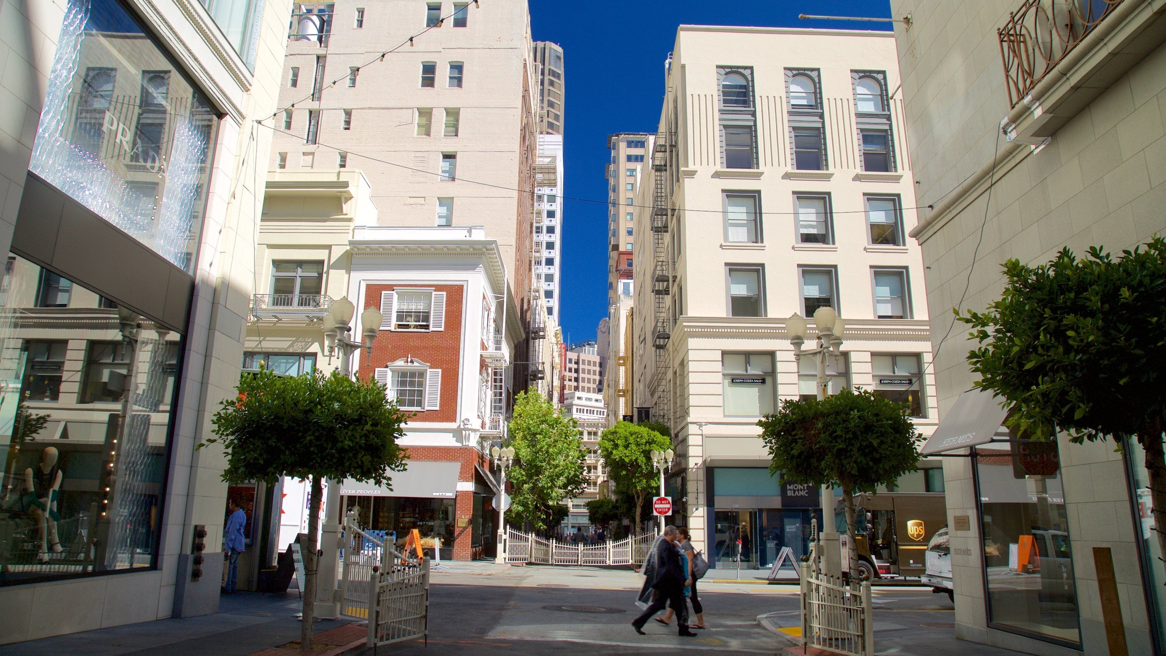Maiden Lane which includes street scenes, a city and cbd
