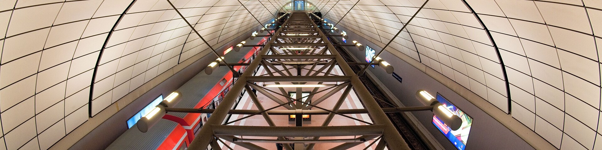 S-Bahn station in Hamburg Airport