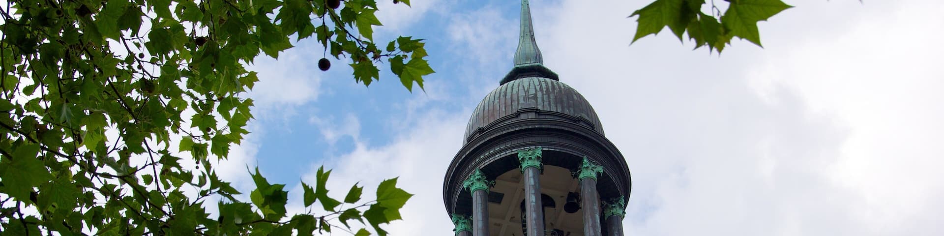 Hamburg which includes a church or cathedral and heritage architecture