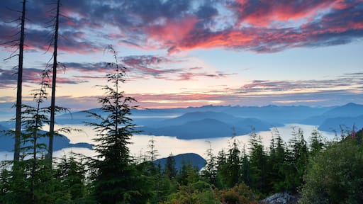 Bowen Lookout at sunset, Cypress Mountain, Vancouver, BC; Shutterstock ID 457714834; Purchase Order: -