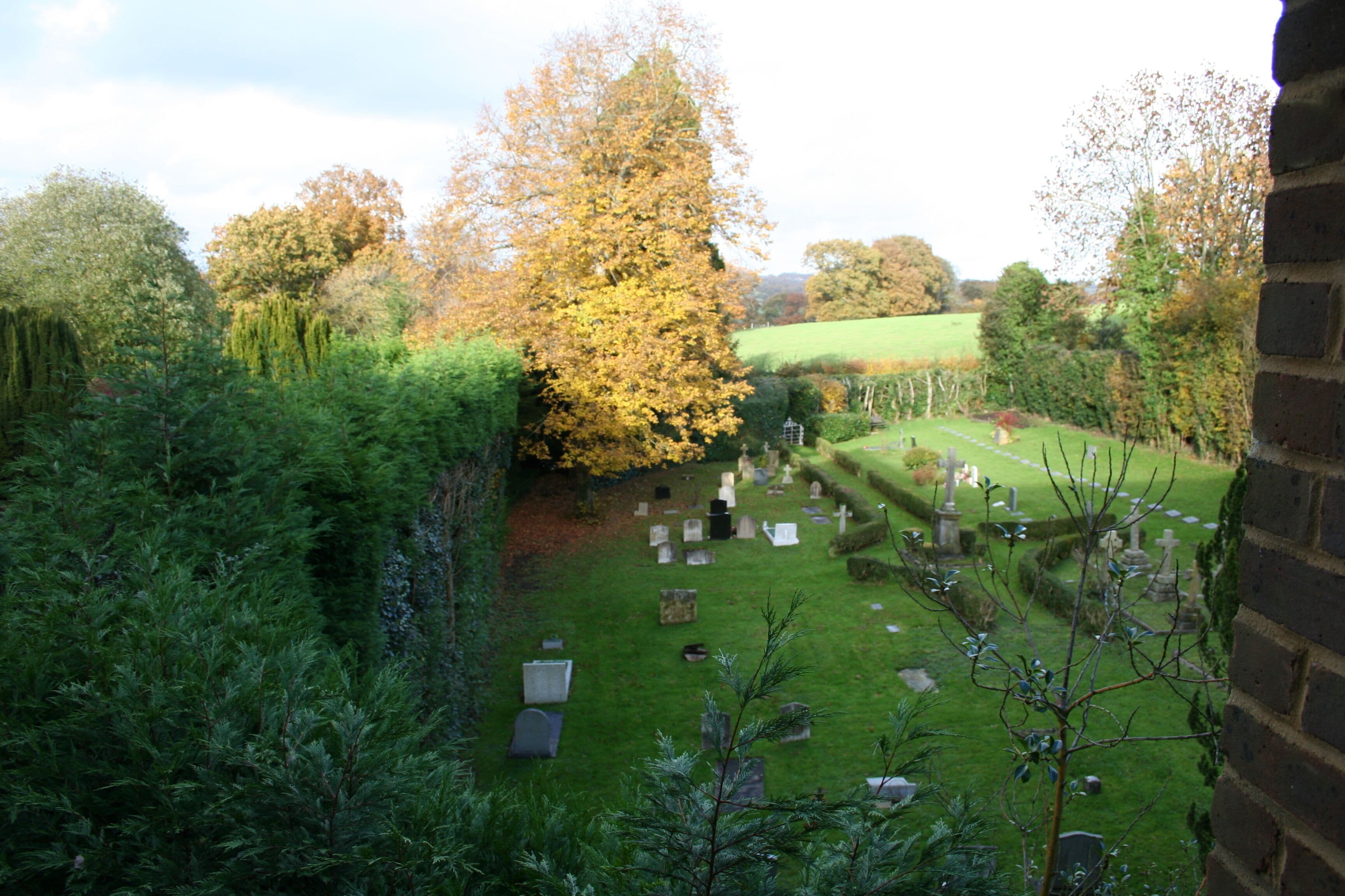 Southover Place Overlooking the graveyard at the former seminary at Southover Place.