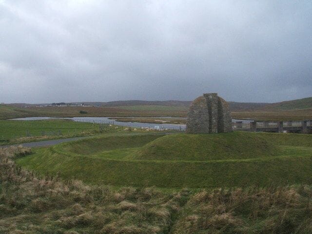 Memorial to the Coll and Griais Land Raiders
