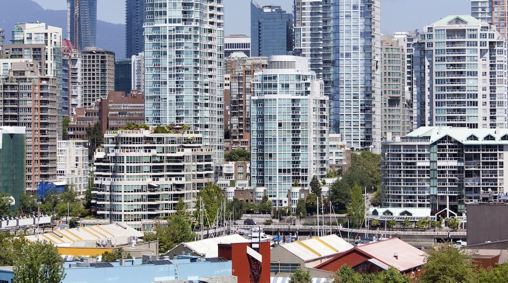 The skyline of tall apartment buildings in Davie Village residential district (Vancouver, British Columbia).; Shutterstock ID 509980633