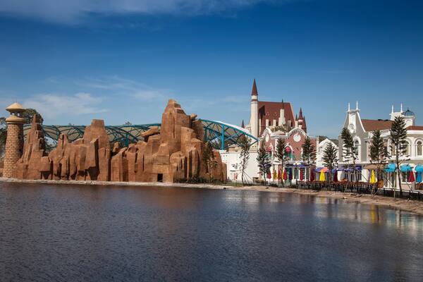 Homes landscape in Vinpearl Amusement Park Phu Quoc Phu Quoc Iceland, Vietnam