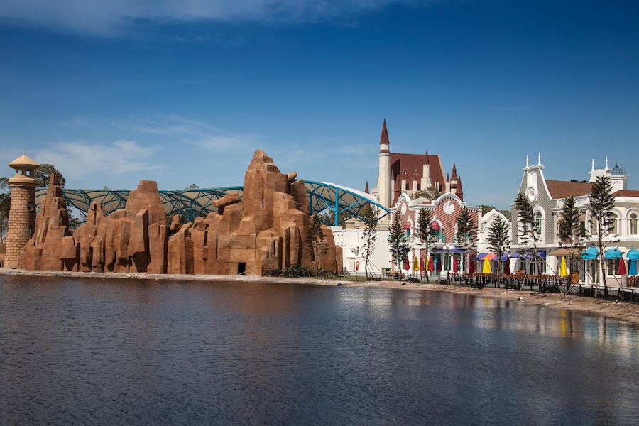 Homes landscape in Vinpearl Amusement Park Phu Quoc Phu Quoc Iceland, Vietnam