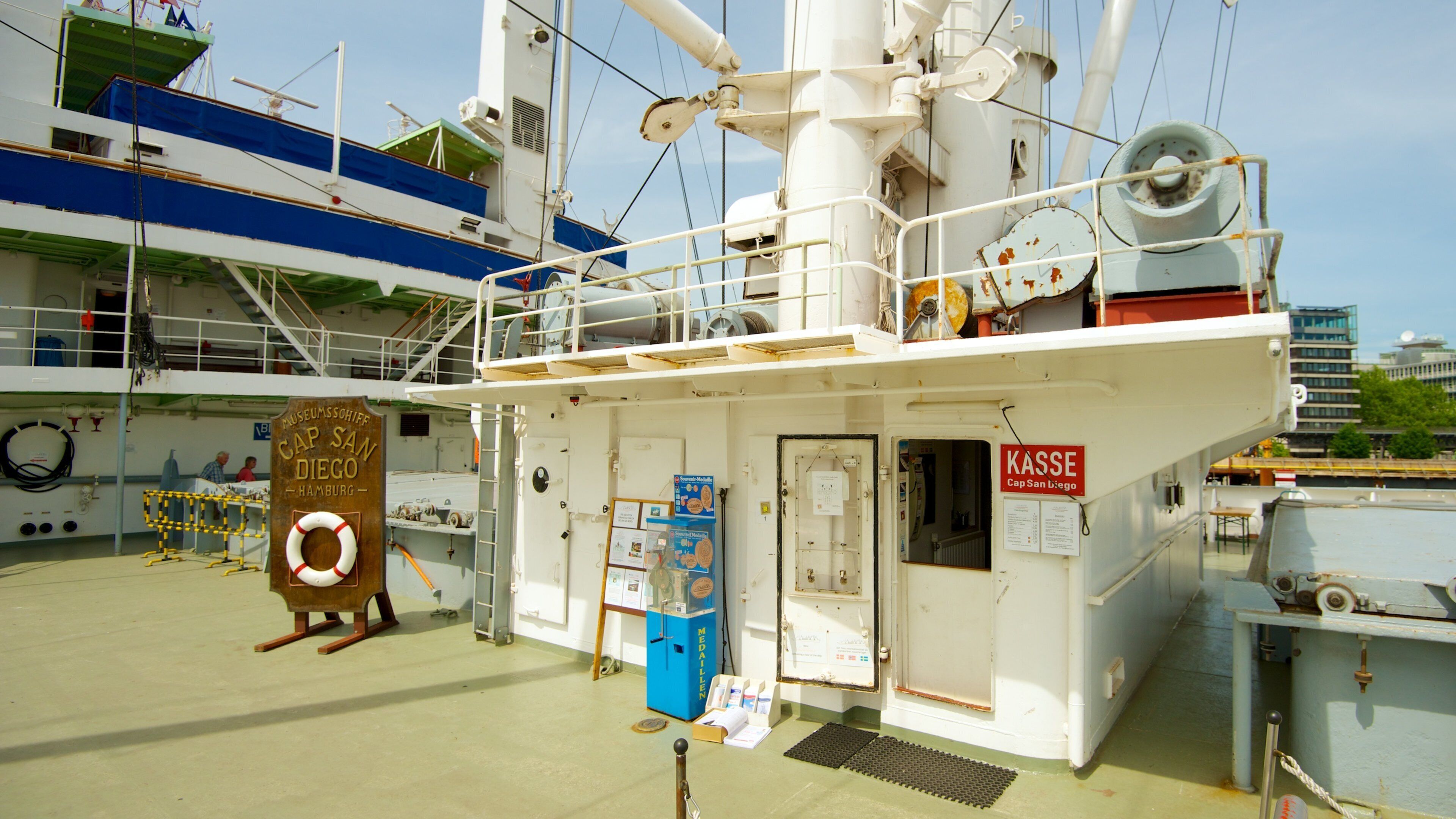 Cap San Diego featuring cruising and a marina
