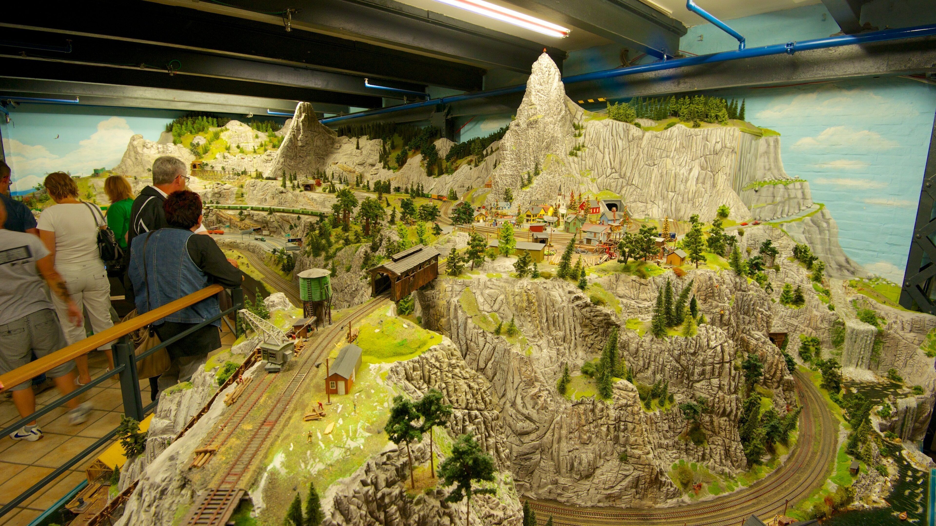 Miniatur Wunderland which includes interior views as well as a small group of people