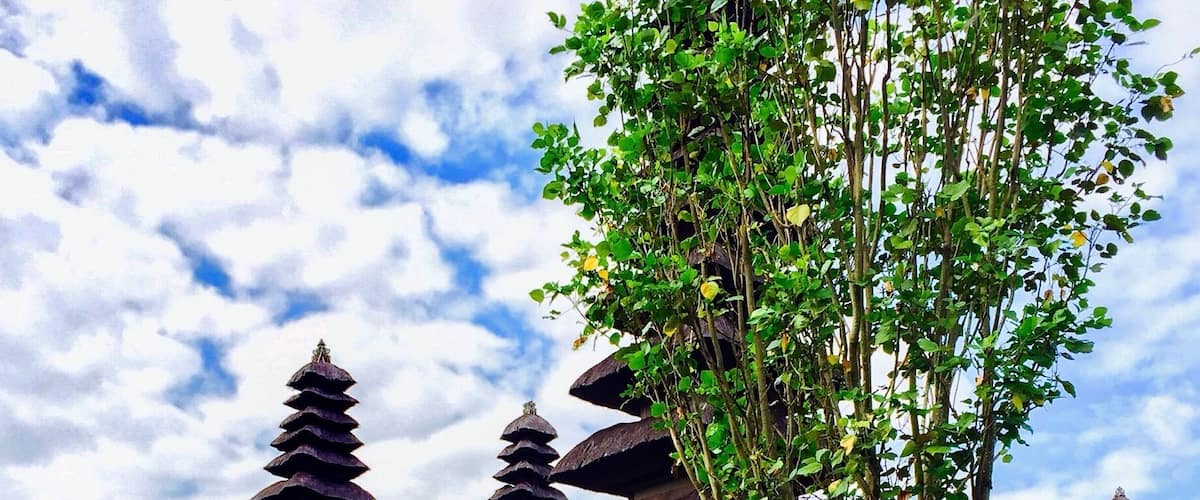 The temples and ornaments are surrounded by water on all sides. They range in shapes and sizes. The people that built these structures are very talented and creative.