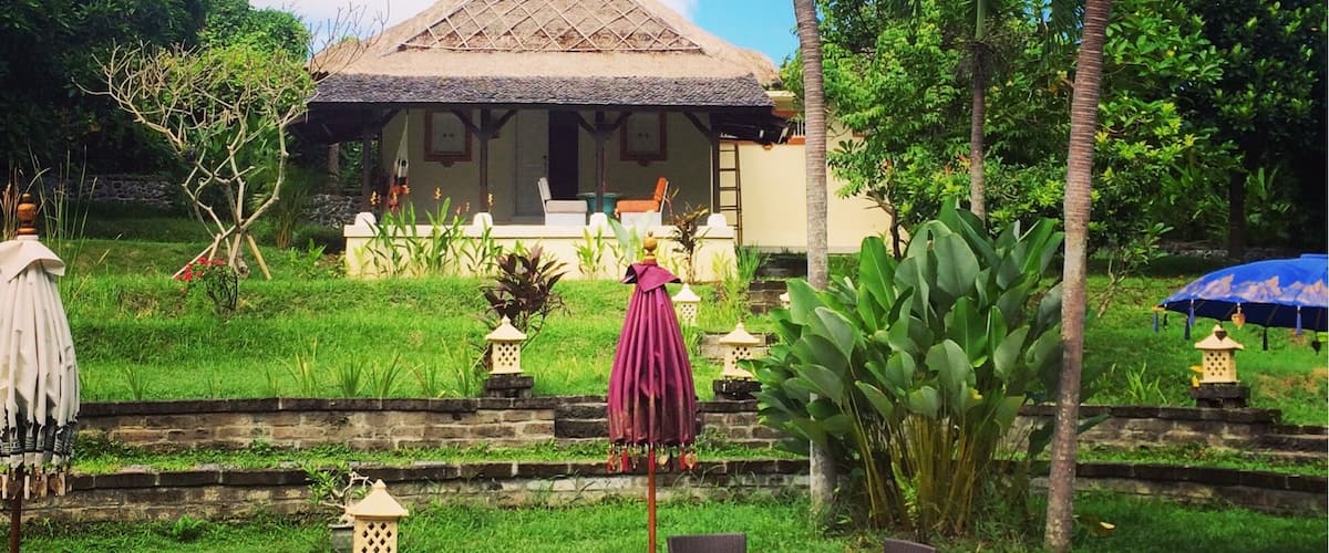 The view over my bungalow at Mondo Surf & Lifestyle Village in Canggu, Bali.
#bali #indonesia #blue
