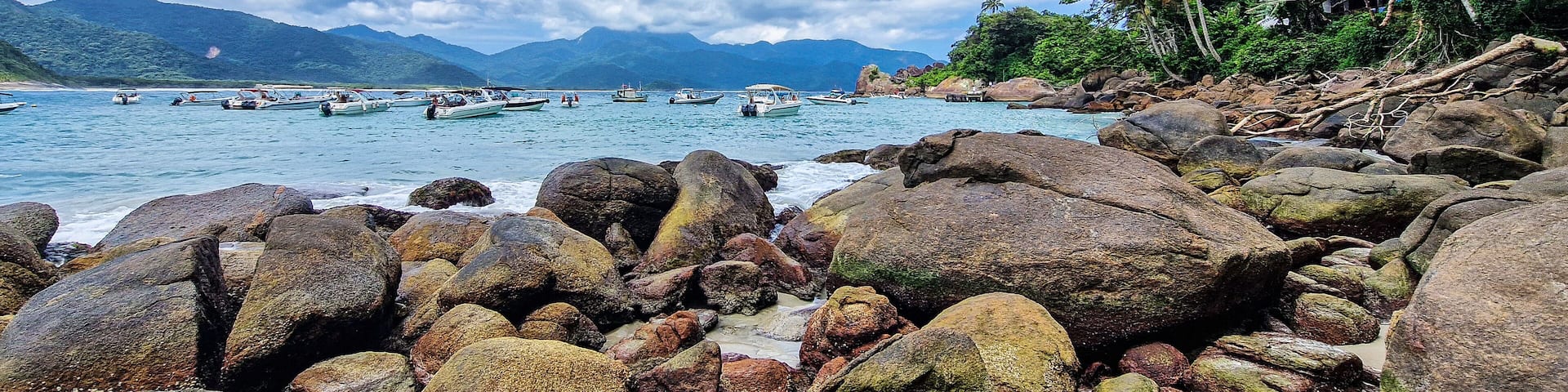 Aventureiro beach on Ilha Grande at Angra dos Reis, Rio de Janeiro, Brazil